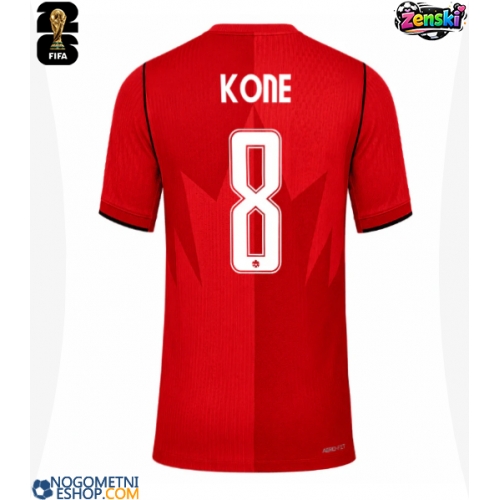 Ženski Nogometni dresi Kanada Ismael Kone #8 Domači SP 2026 Kratek Rokav